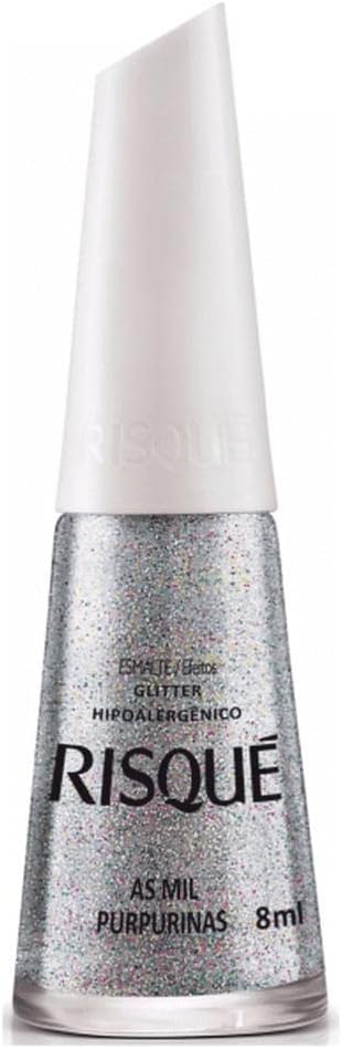 Esmalte Glitter Risqué As Mil Purpurinas 8ml 